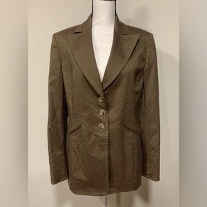 Linda Allard Ellen Tracy Jacket Blazer Lined Career Office Professional Size 12